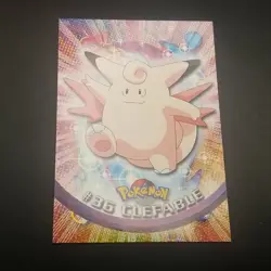 Clefable #36 - Topps RED Logo - TV SERIES 1 - NON-HOLO - Pokemon Card - NM/M - Image 1