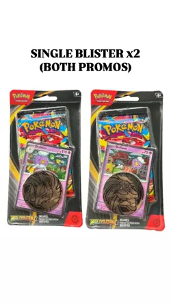 Pokemon TCG Mega Evolution Single Pack Booster Blister Set - Drifloon + Drifblim - Image 1