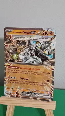 2024 Pokemon TCG Cornerstone Mask Ogerpon EX 112/167 Twilight Masquerade - Image 1