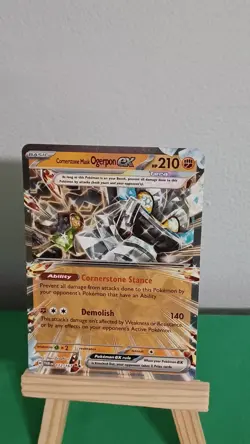 2024 Pokemon TCG Cornerstone Mask Ogerpon EX 112/167 Twilight Masquerade - Image 2