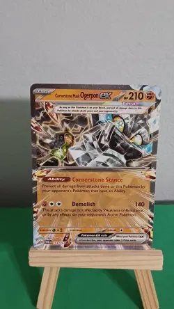 2024 Pokemon TCG Cornerstone Mask Ogerpon EX 112/167 Twilight Masquerade - Image 3
