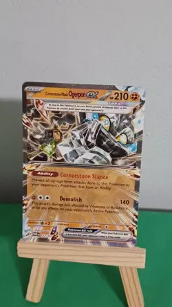 2024 Pokemon TCG Cornerstone Mask Ogerpon EX 112/167 Twilight Masquerade - Image 4