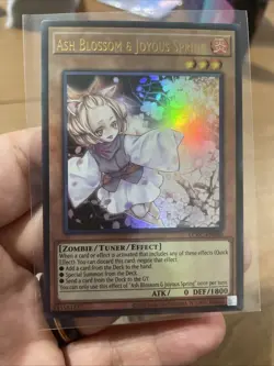 Ash Blossom & Joyous Spring LCKC-EN080 Unlimited Ultra Rare NM +Bonus FREESHIP! - Image 1
