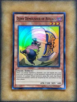 Yugioh Djinn Demolisher of Rituals AP07-EN006 Super Rare NM - Image 1