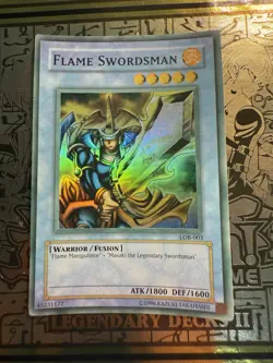 Faded Flame Swordsman LOB-003 The Legend of Blue Eyes White Dragon-Unlimited... - Image 3