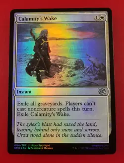 1x Calamity's Wake | FOIL | The Brothers' War | MTG Magic Cards - Image 1