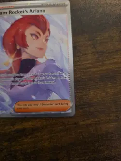 Pokemon Team Rockets Ariana Special Illustration Card 237/182 Destined Rivals - Image 4