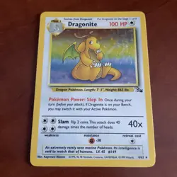 Dragonite 4/62 Fossil Holo Pokemon Card Rare Great Condition Vintage 99’ Pokemon - Image 1