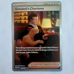 Pokemon 151 Giovanni's Charisma SAR 207/165 English Card - Image 1