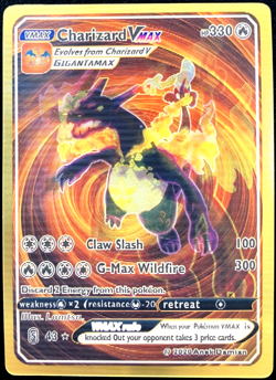 Charizard Vmax 3D HP 330 ACG Lenticular Pokemon Card - Image 1