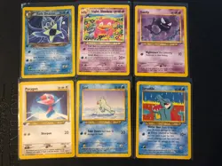 Vintage Pokemon 2002 Neo Destiny 1st Edition Card Lot of 6 - LP - TCG CCG - Image 1