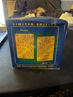 NIB - Pokemon TOGEPI 23K Gold Plated Trading Card 1999 SEALED - w/free shipping - Image 3