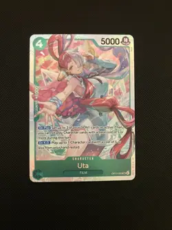 4x Uta (SR) OP13-023 PLAYSET One Piece Card Carrying On His Will English - Image 2