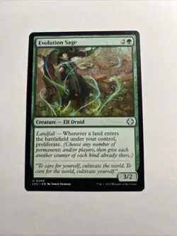 Evolution Sage - Commander: The Lost Caverns of Ixalan MTG Plus Bonus Card!!! - Image 1