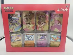 Pokemon Scarlet & Violet Mini Tins 4 Promo Cards 151 Series - Image 1