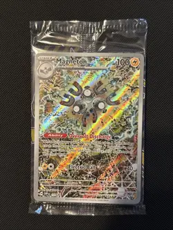 Pokemon TCG Magneton SVP 159 Promo Card Surging Sparks (Sealed) - Image 1