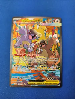 Mega Kangaskhan EX 182/132 Secret Rare Pokemon TCG Card English Mega Evolution - Image 1