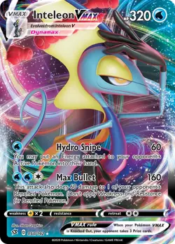 Inteleon VMAX 050/192 Rebel Clash Pokemon Card NM - Image 1