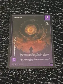 Wonders of the First : Existence Desolation Mythic SP 17/401 - Image 1