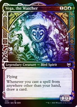 Vega, the Watcher (Showcase) Kaldheim NM MTG Foil - Image 1