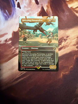 MTG - Swooping Pteranodon (Borderless) #19 Regular NM Universes Beyond: Jurassic - Image 1