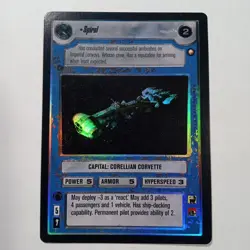 Spiral (FOIL) Death Star II 2 - Star Wars CCG Customizeable Card Game SWCCG - Image 1