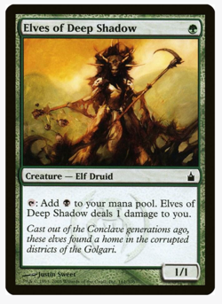 Elves of Deep Shadow - RAV (x4) PLAYSET Magic the Gathering NM/LP - Image 1