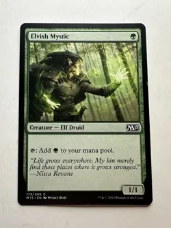 Elvish Mystic NM Core Set 2015 (M15) Magic The Gathering Near Mint Creature - Image 1