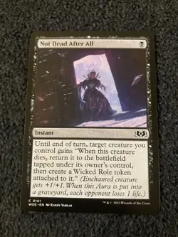 Magic The Gathering MTG - Not Dead After All - WOE - Image 1
