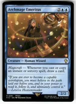 Archmage Emeritus 261 NM MTG FINAL FANTASY Commander Magic - Image 1