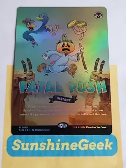 Fatal Push (1819) (Rainbow Foil) Secret Lair Drop Foil - Image 1