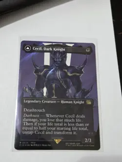 Cecil, Dark Knight (Borderless) (Surge Foil) Final Fantasy Foil Mth 0525 - Image 2