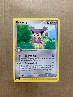 Delcatty 29/109 EX Ruby & Sapphire - Uncommon Pokemon Card - NM/Mint - Image 1