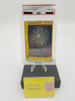 Rainbow Energy PSA 10 Holo Pokemon VS Japanese 2001 Graded Card - Image 1