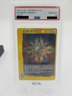 Rainbow Energy PSA 10 Holo Pokemon VS Japanese 2001 Graded Card - Image 2
