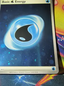 Pokemon 151 HD Cosmos Holo Basic Water Energy Master Set - Image 5