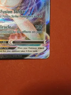 Pokemon Sword & Shield Fusion Strike Mew Vmax 114/264 Double Rare - Image 4