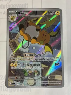 Pokemon Illustration Rare Raichu 211/193 Paldea Evolved NM - Image 1