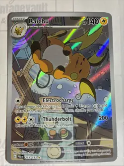 Pokemon Illustration Rare Raichu 211/193 Paldea Evolved NM - Image 3