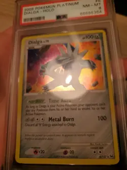 Pokemon Dialga #6/127 PSA 8 Holo Rare 2009 Platinum NM-MT - Image 4