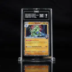 2025 POKEMON DESTINED RIVALS POKEMON CENTER #096 TEAM ROCKET'S TYRANITAR TAG 9 - Image 3