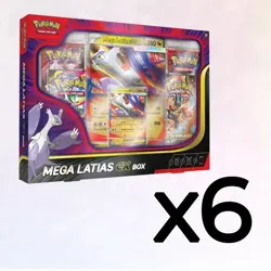 Pokemon Mega Latias EX Collection Case (6 Boxes) Brand New Factory Sealed - Image 3