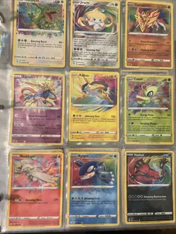 Pokemon Amazing Rare Complete Set Lot Of 9 Vivid Voltage & Shining Fates All NM - Image 1