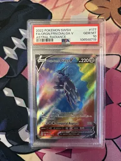 Dialga v Alt Art 177/189 Pokemon Astral Radiance PSA 10 - Image 1
