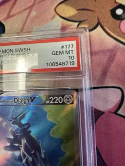 Dialga v Alt Art 177/189 Pokemon Astral Radiance PSA 10 - Image 2