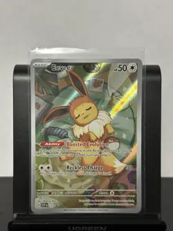 Pokemon Prismatic Evolution Eevee 173 Black Star Promos Illustration Rare NM - Image 1