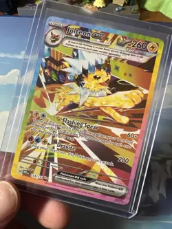 Pokemon TCG Jolteon EX 153/131 Prismatic Evolutions S&V Full Art NM/LP - Image 1