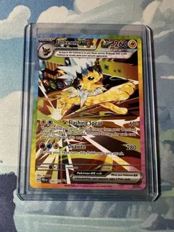 Pokemon TCG Jolteon EX 153/131 Prismatic Evolutions S&V Full Art NM/LP - Image 2