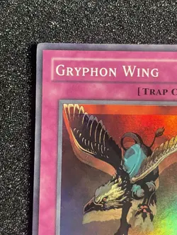 Yugioh Gryphon Wing SDP-050 1st Edition Foil Shift Misprint - Image 3