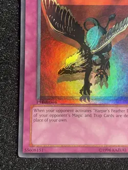 Yugioh Gryphon Wing SDP-050 1st Edition Foil Shift Misprint - Image 5
